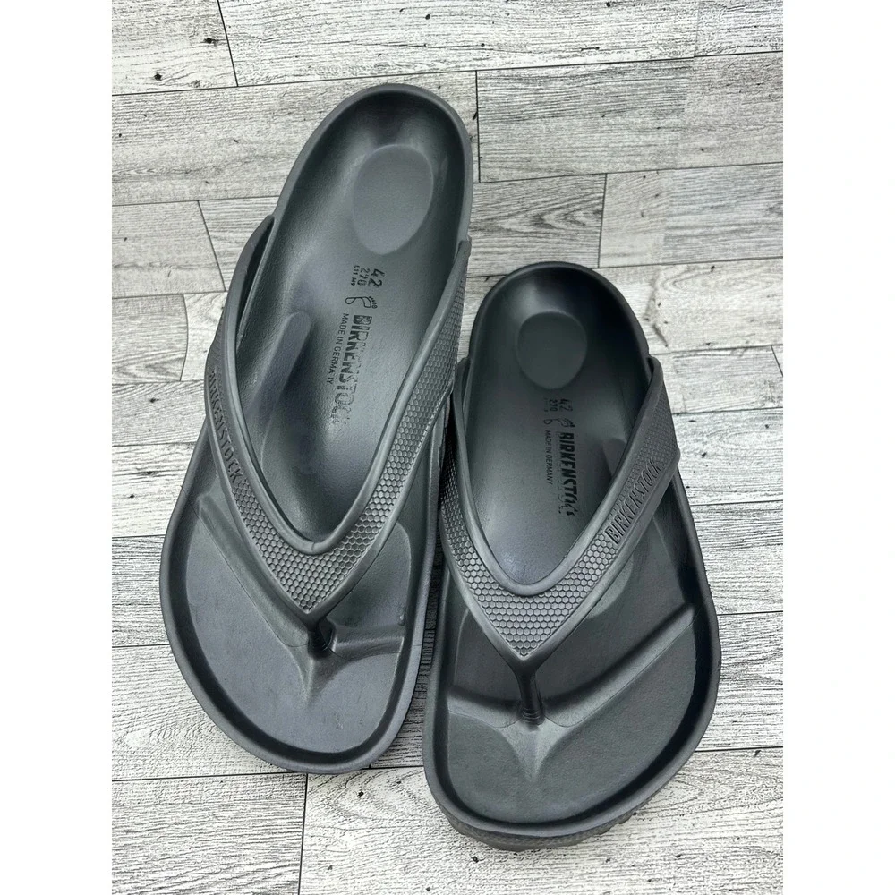 Birkenstock Honolulu EVA Black Thong Sandals Mens 9 Womens 11 EU 42 Waterproof‎